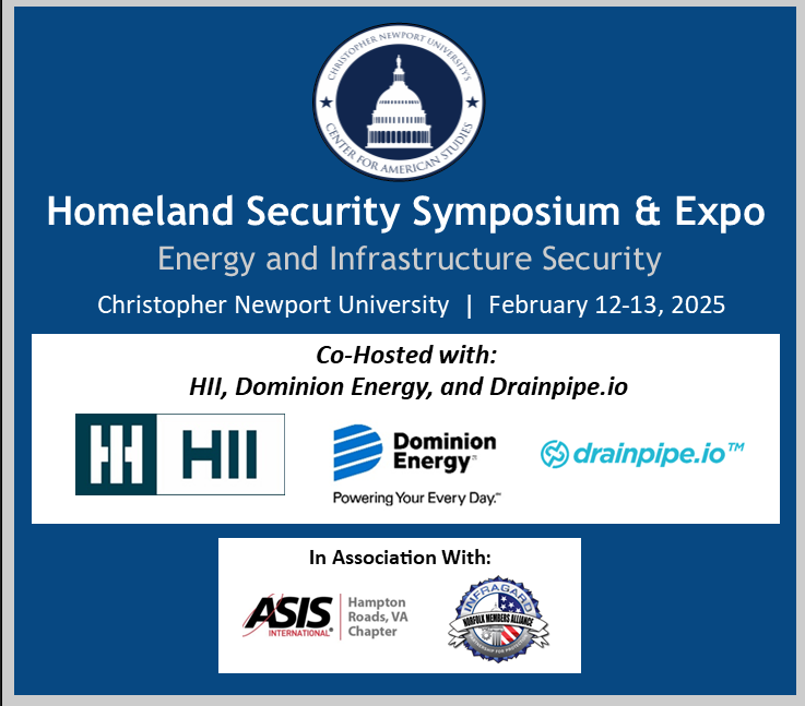 Drainpipe Co-Hosting The 12th Annual Homeland Security Symposium & Expo